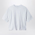 Gathered logo T-shirt Grey Melange