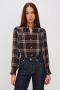 Rails Alanna Shirt in Chocolate Napoleon