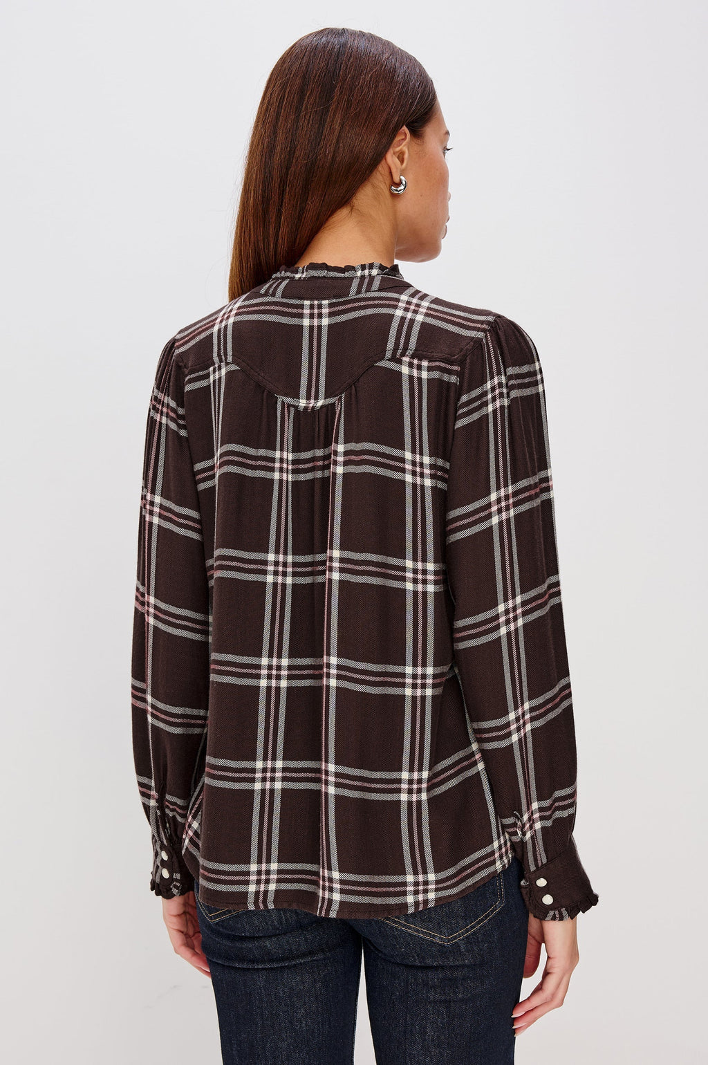 Rails Alanna Shirt in Chocolate Napoleon