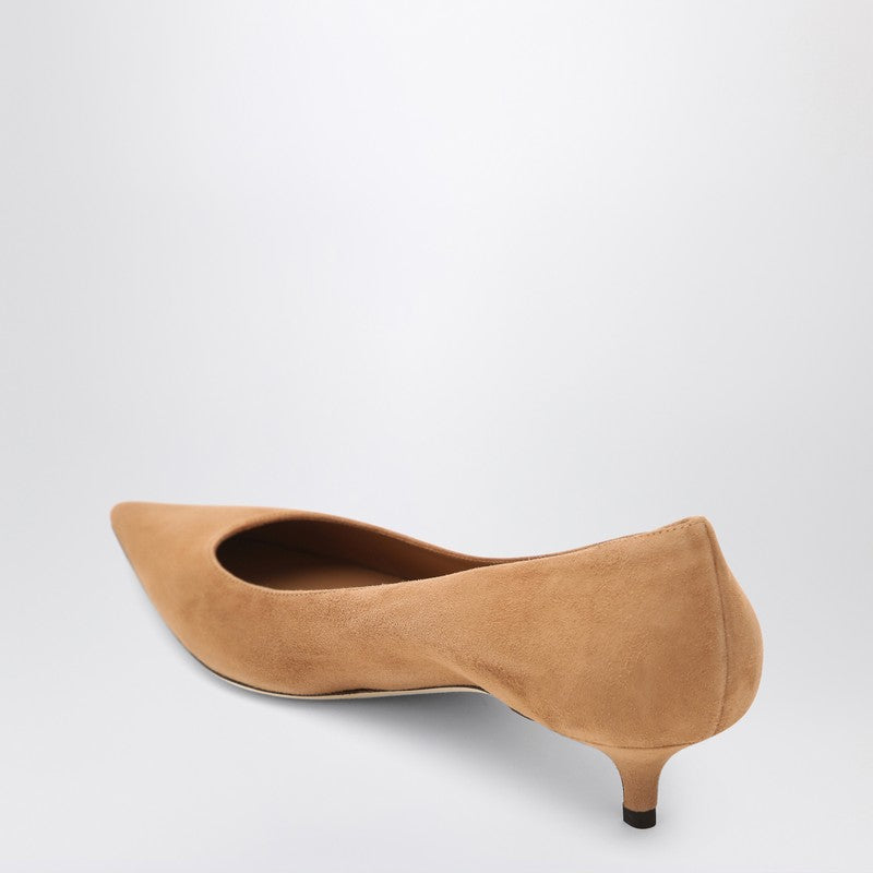 Décolleté Amelia in suede color Toffee