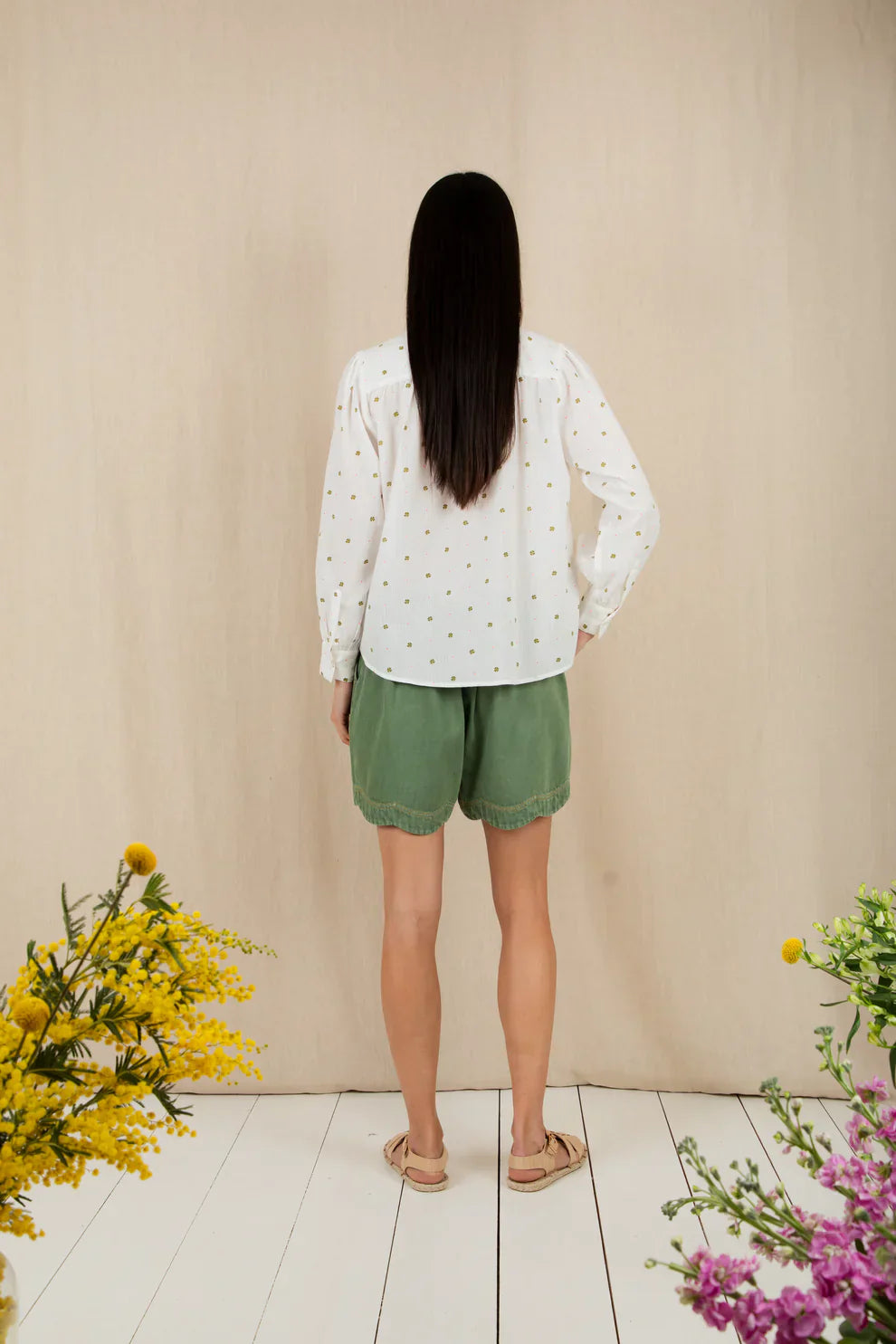 BONTE Anais Shirt in Clover Neon