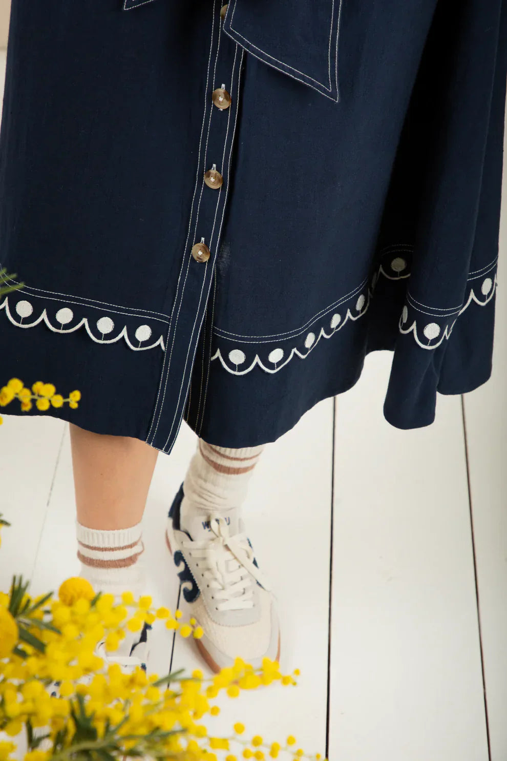 BONTE Andie Dress in Navy