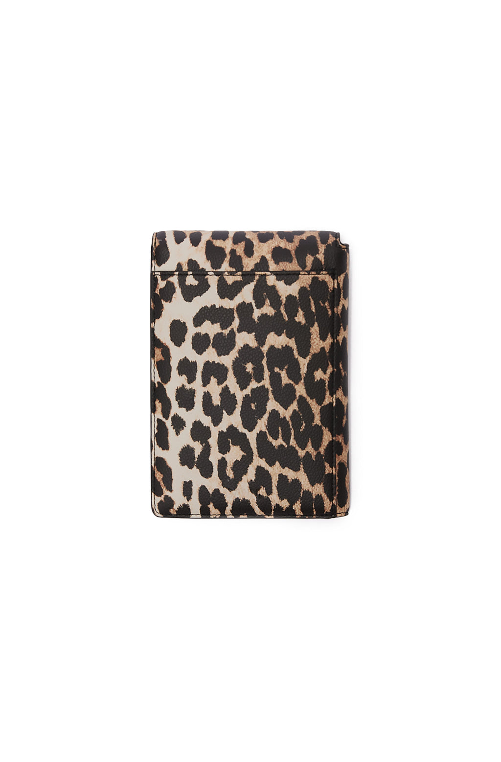 Travel Wallet Grained Printed Leopard