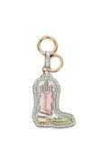 Western Boot Keyring Metallic