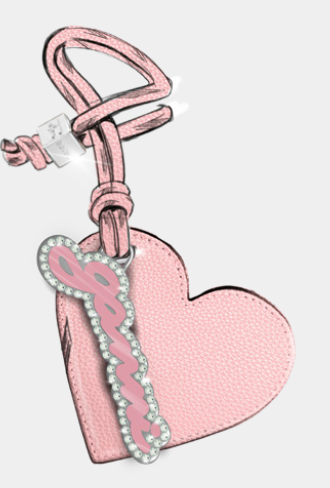 Bou Heart Mirror Printed Grained