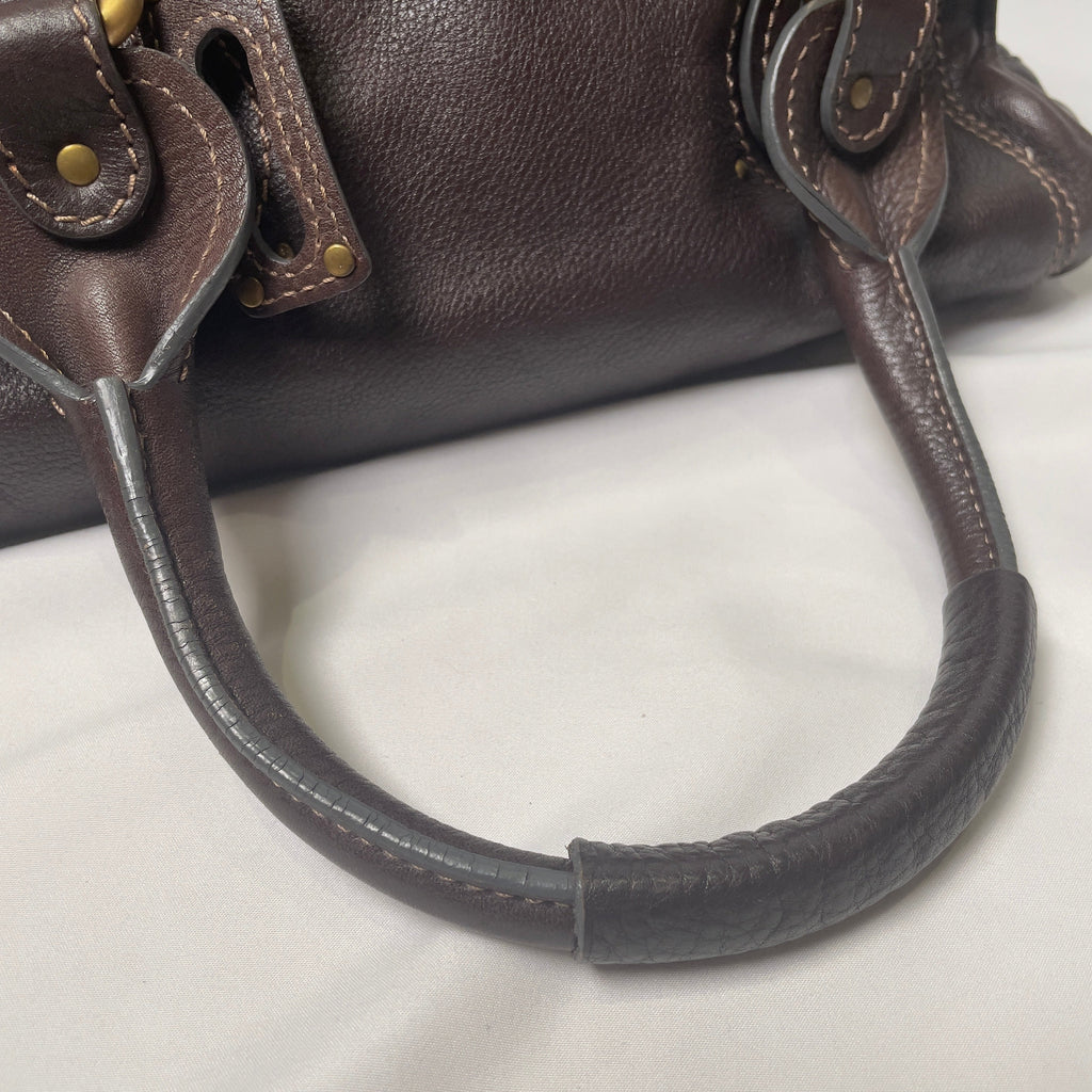 🔥 Pre-owned CHLOÉ 2011 brown paddington bag Swarovski 🔥