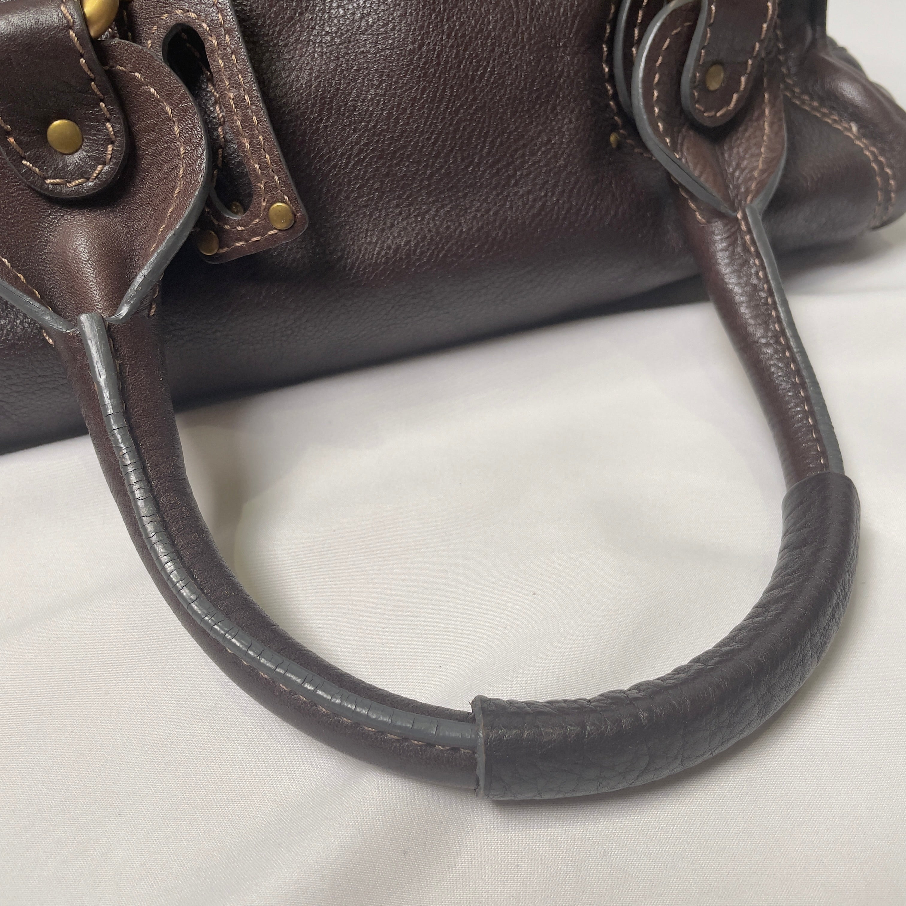 🔥 Pre-owned CHLOÉ 2011 brown paddington bag Swarovski 🔥