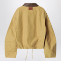 Twill bomber jacket Sand beige