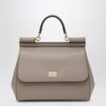 Large mud colour Sicily Hand Bag