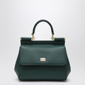 Sicily medium top-handle bag in green