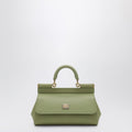Sicily small top handle bag in sage green