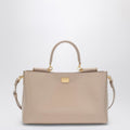 Vittoria handbag in flesh-coloured leather