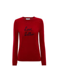Bella Freud Love Letter Jumper in Red