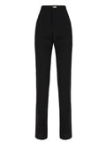 2G CLIP DECORATED WOOL TAILORED PANTS