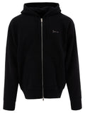 WEAVER OBJET PRINTED FLEECE HOODED ZIP-UP
