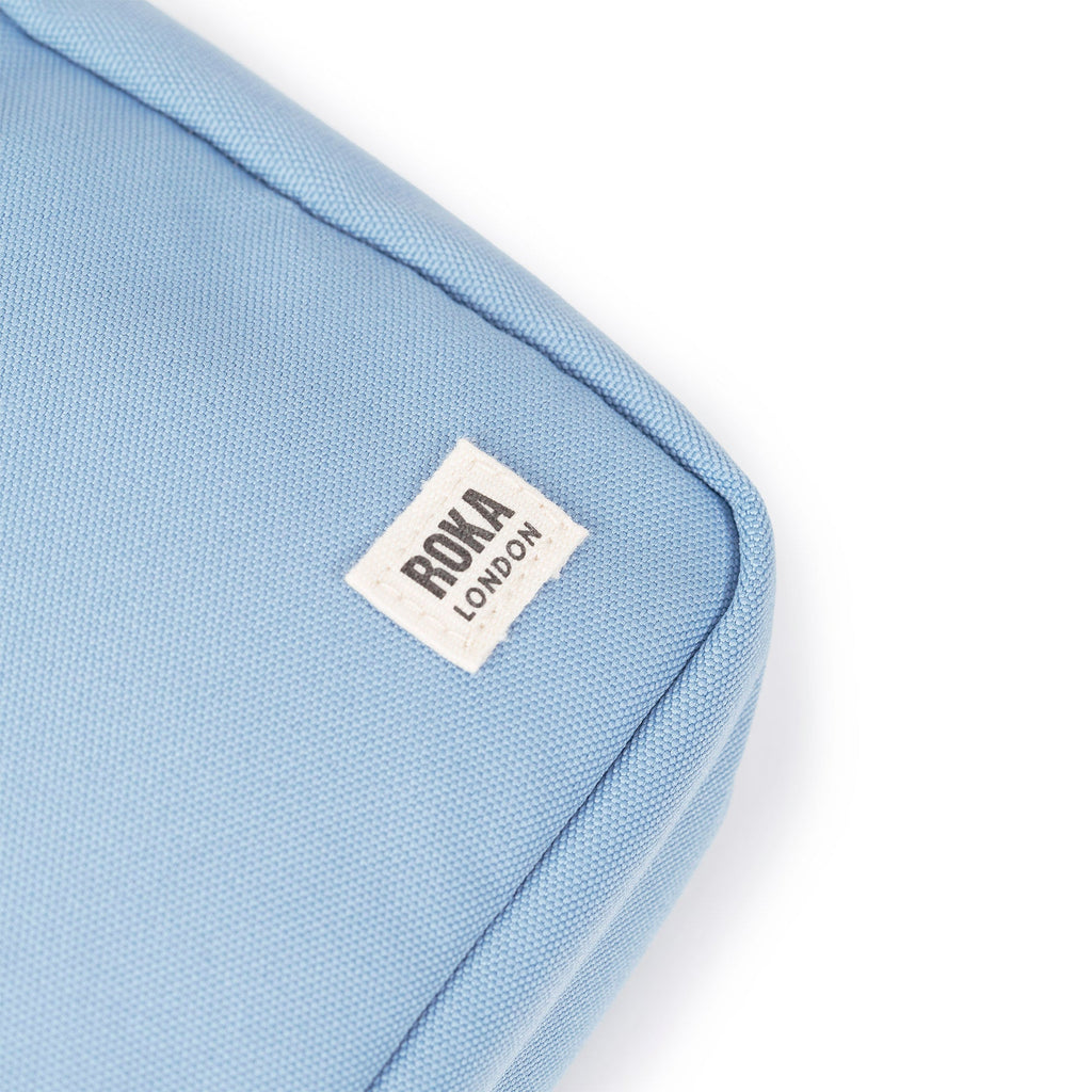 ROKA Bond Retro Blue Recycled Canvas Bag