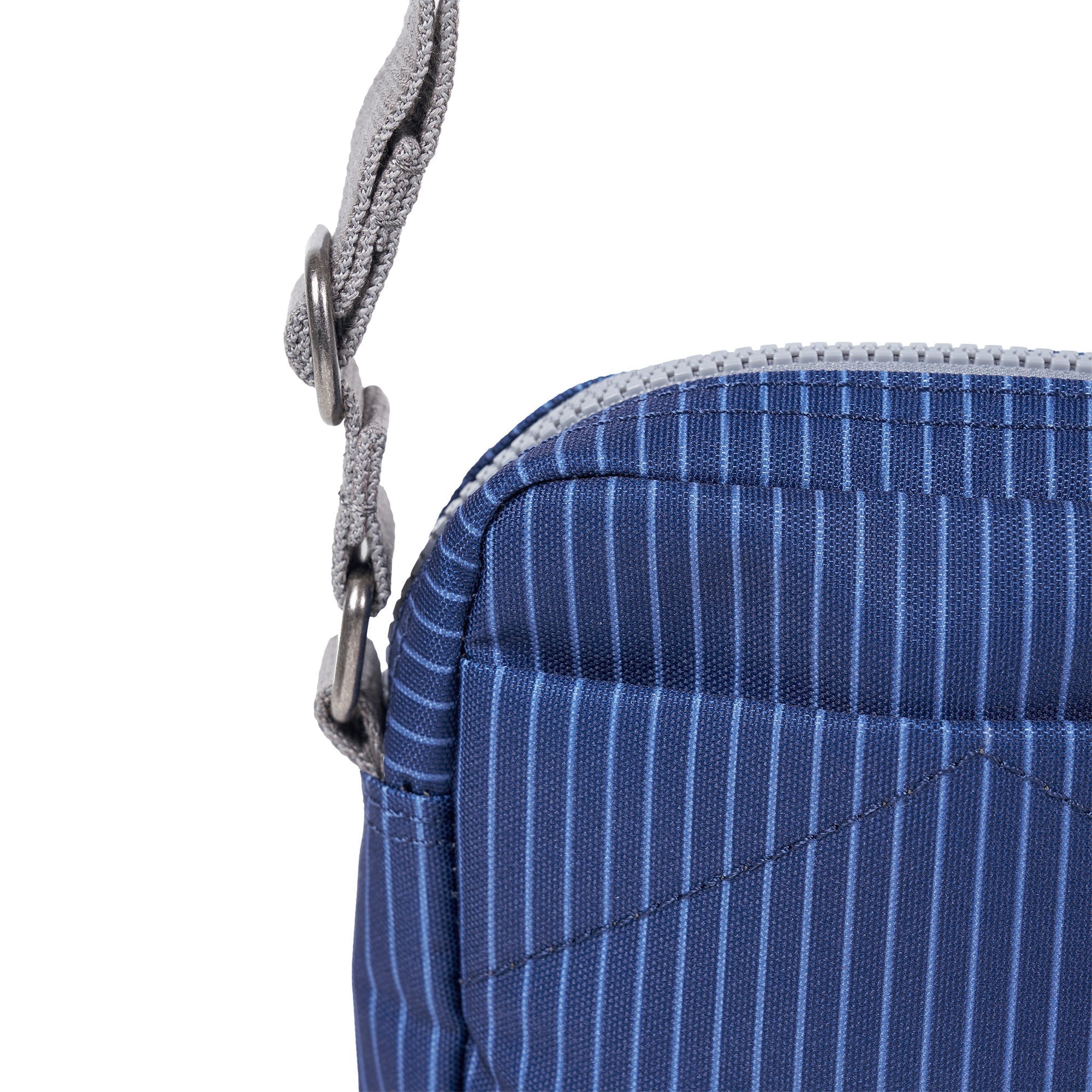 ROKA Bond Dark Denim Pinstripe Recycled Canvas Bag