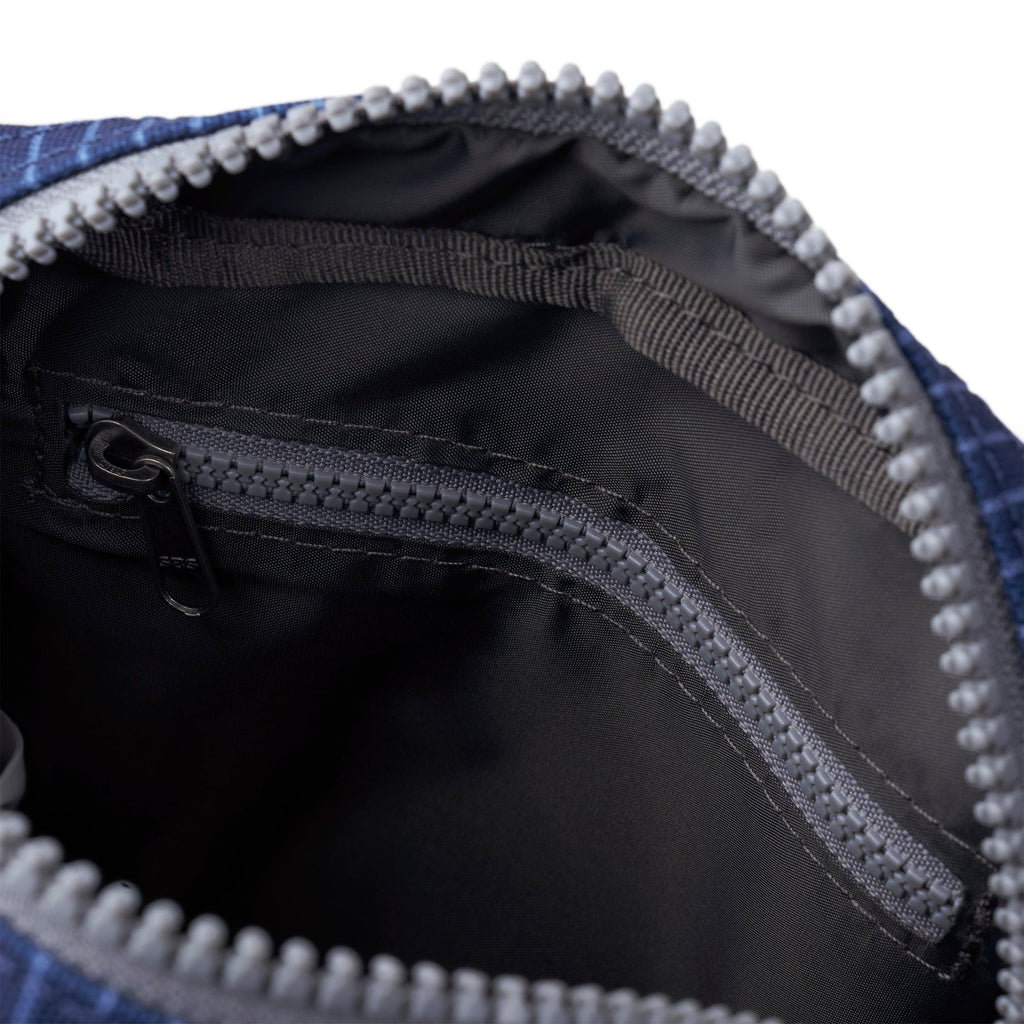 ROKA Bond Dark Denim Pinstripe Recycled Canvas Bag