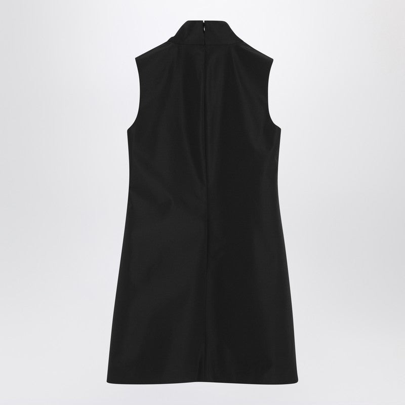 Black Mini Dress With Bow