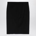 Black Wool Skirt With Metal Button 4G