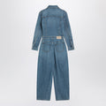 Light blue denim jumpsuit