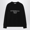 Black wool and cashmere sweater