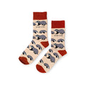 Bare Kind Save the Badger Bamboo Socks