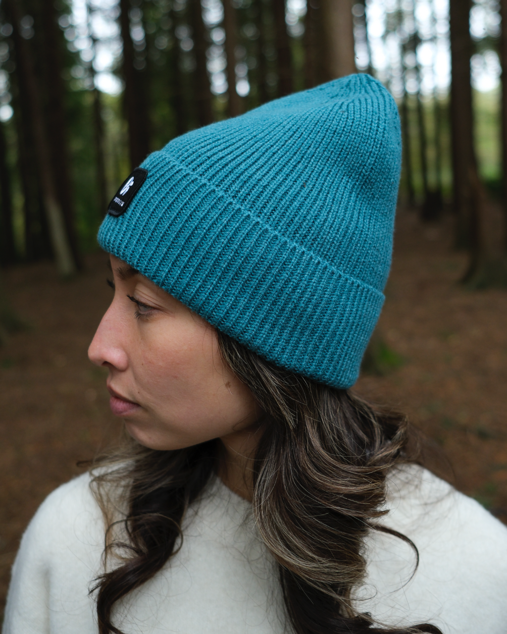 Outside In Ribbed Beanie | Marine