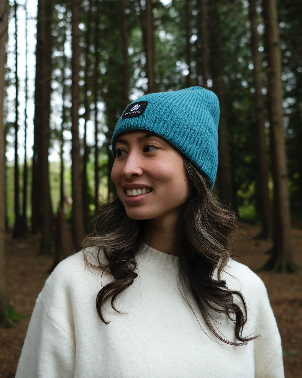 Outside In Ribbed Beanie | Marine