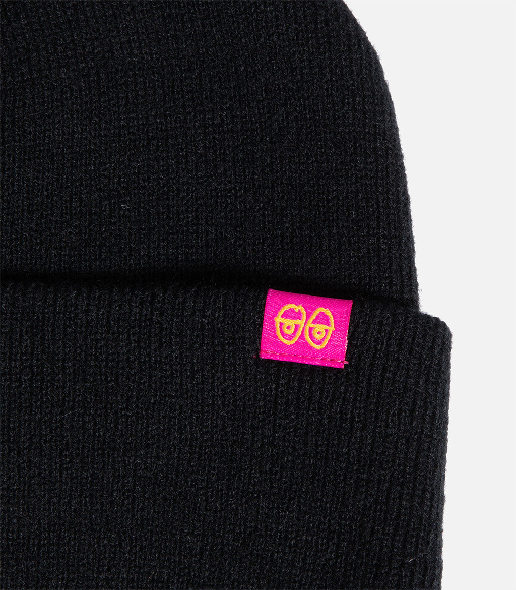 Krooked Eyes Clip Cuff Beanie