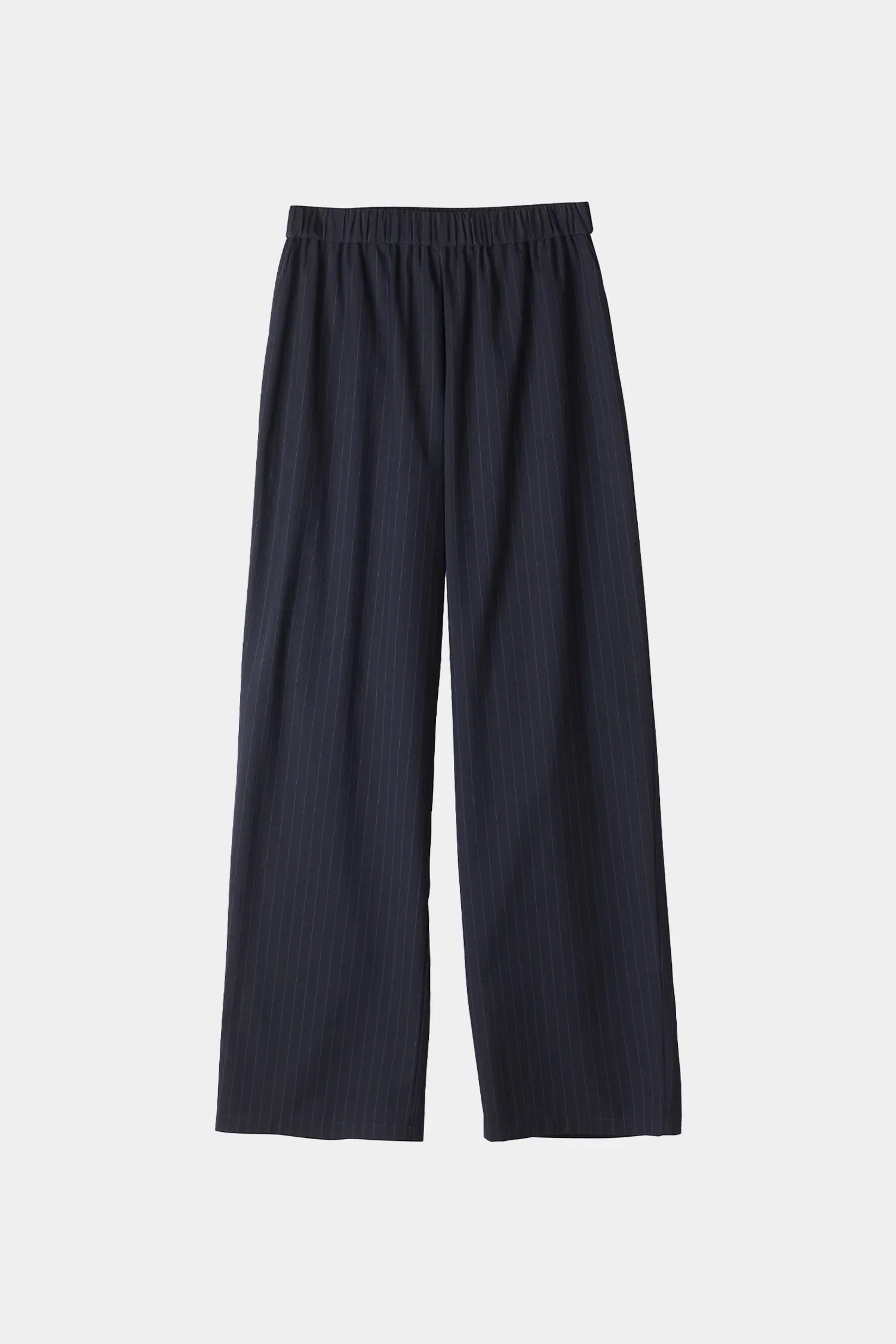 StyleIn Belicia Trousers in Navy Pinstripe