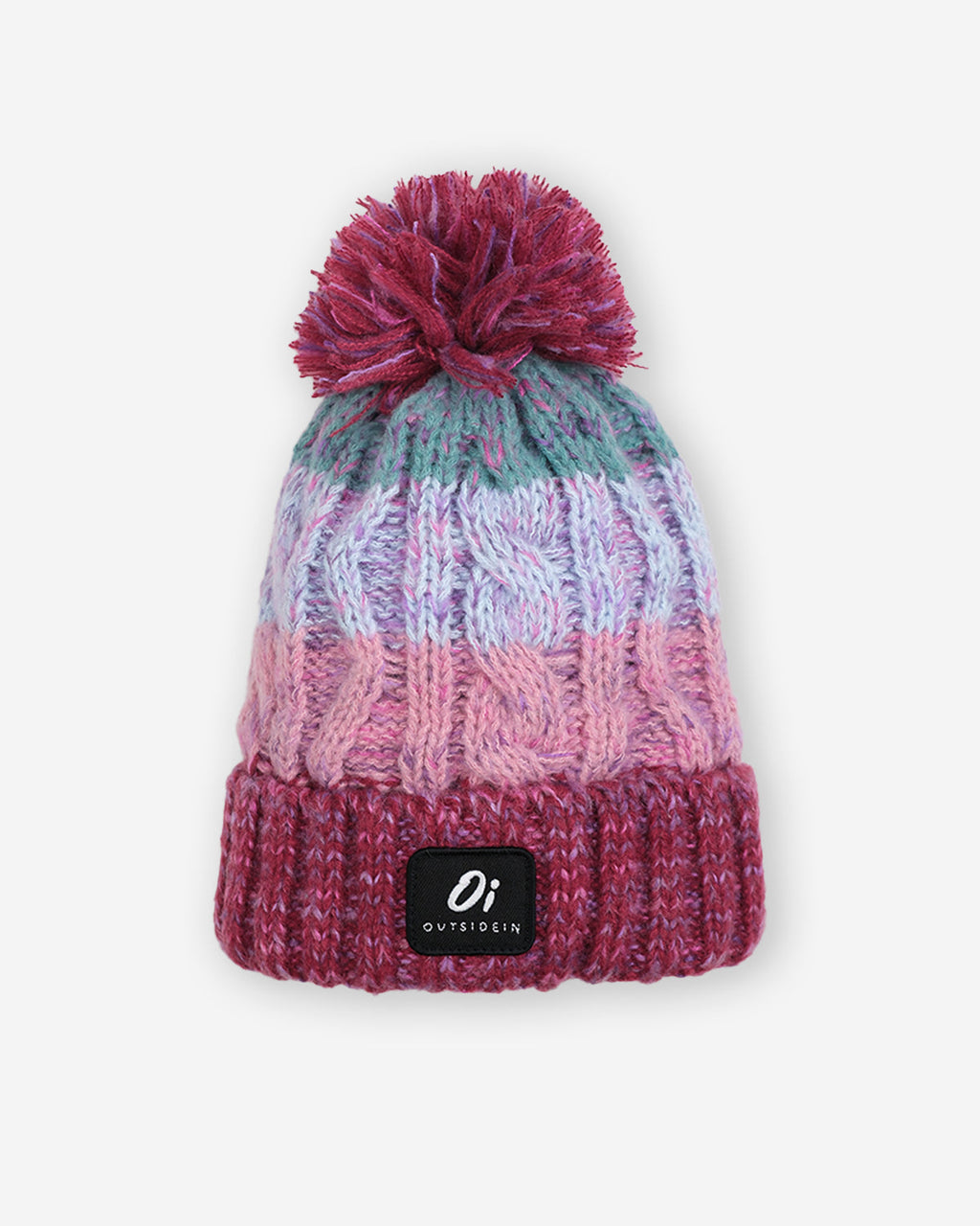 Outside In Pom Pom Hat | Berry Frost