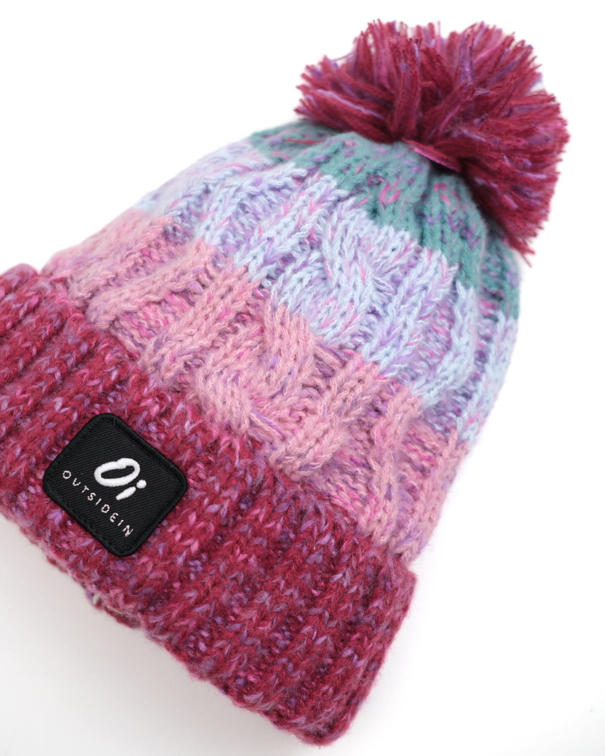 Outside In Pom Pom Hat | Berry Frost