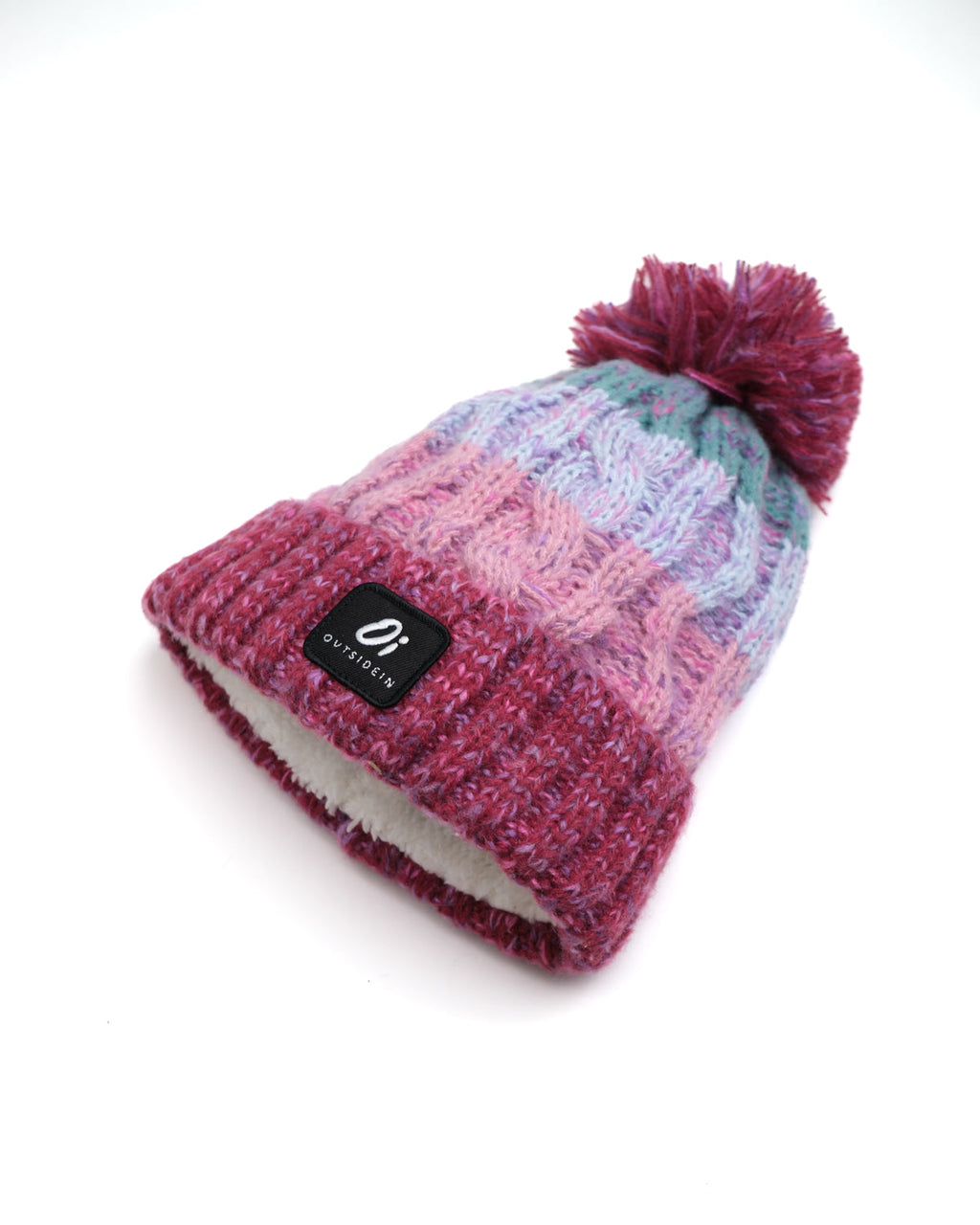 Outside In Pom Pom Hat | Berry Frost