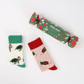 Bare Kind Christmas Cracker Turtle & Hedgehog Bamboo Socks | 2 Pack