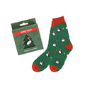 Bare Kind Christmas Bauble Puffin Bamboo Socks