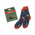 Bare Kind Christmas Bauble Otter Bamboo Socks