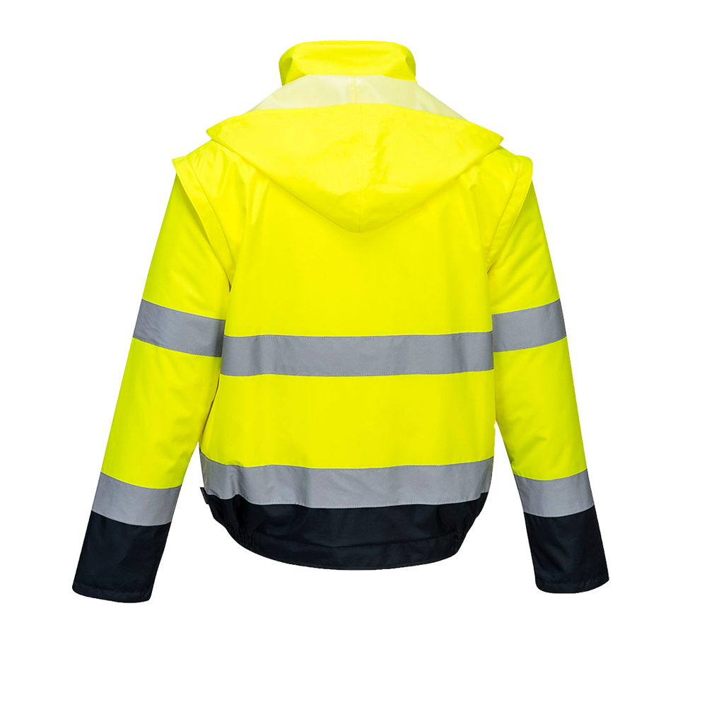 Portwest C464 Hi-Vis 2-in-1 Contrast Essential Lite Bomber Jacket