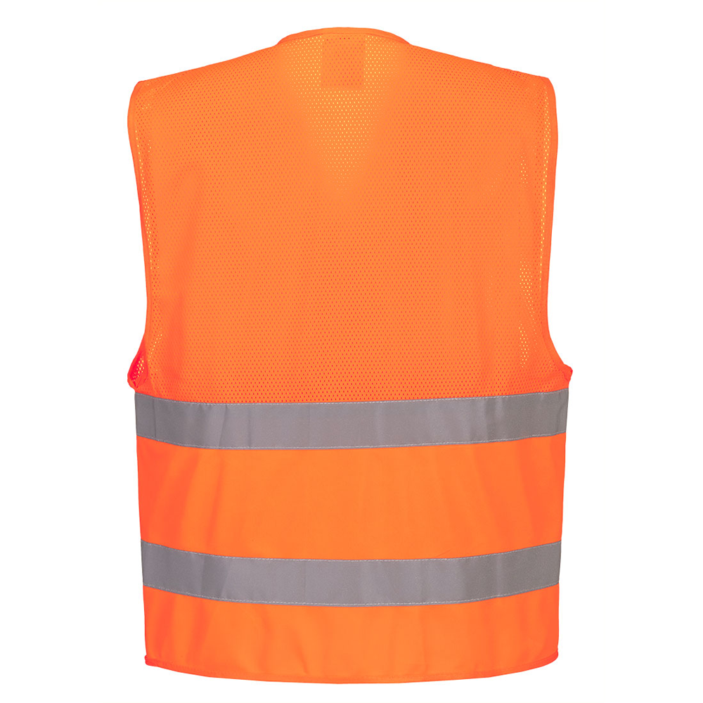 Portwest C494 Hi-Vis Half Mesh Two Band Vest