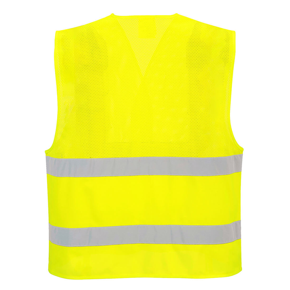 Portwest C494 Hi-Vis Half Mesh Two Band Vest