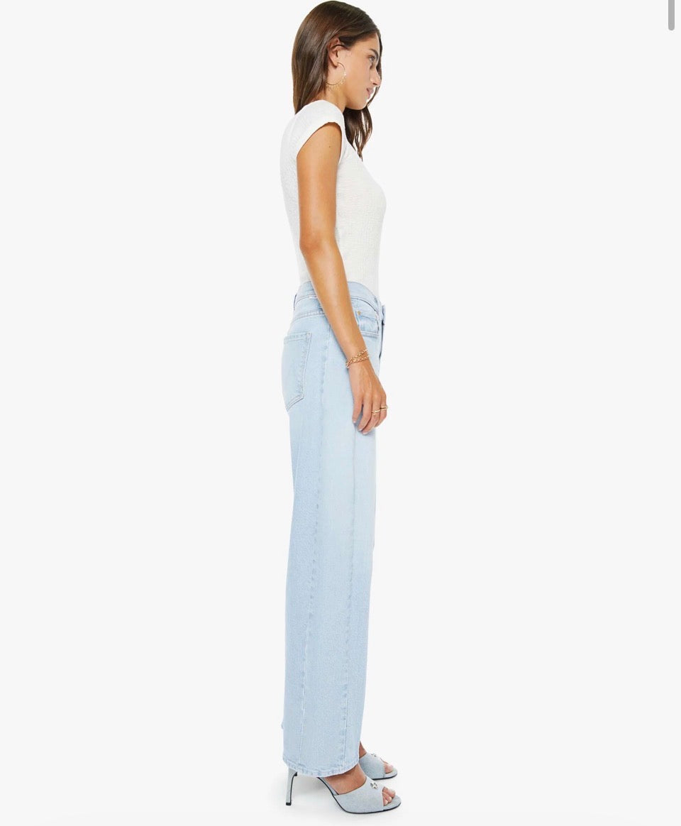 Mother Denim Mid Rise Half-Pipe Hover