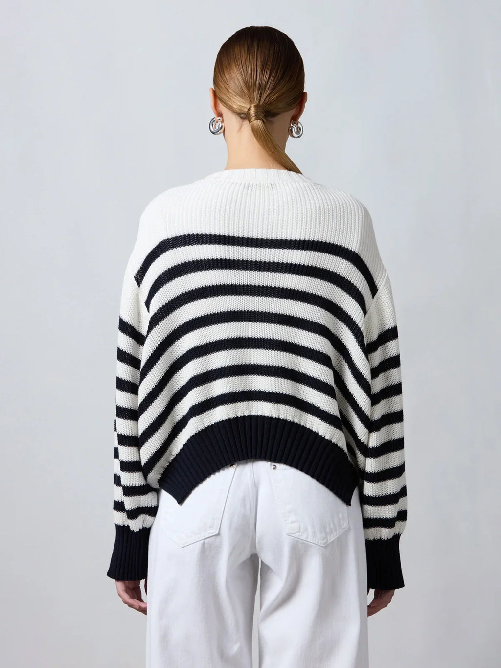 Roberto Collina Striped Cotton Sweater