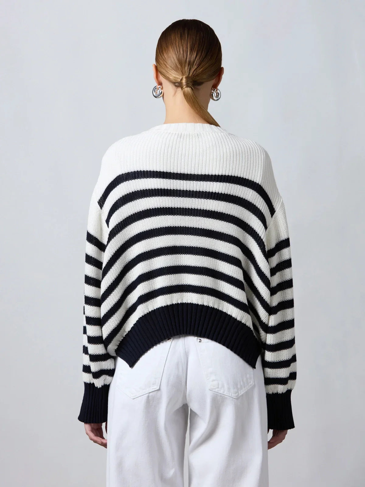 Roberto Collina Striped Cotton Sweater