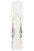 CREPE FLORAL PRINTED KAFTAN