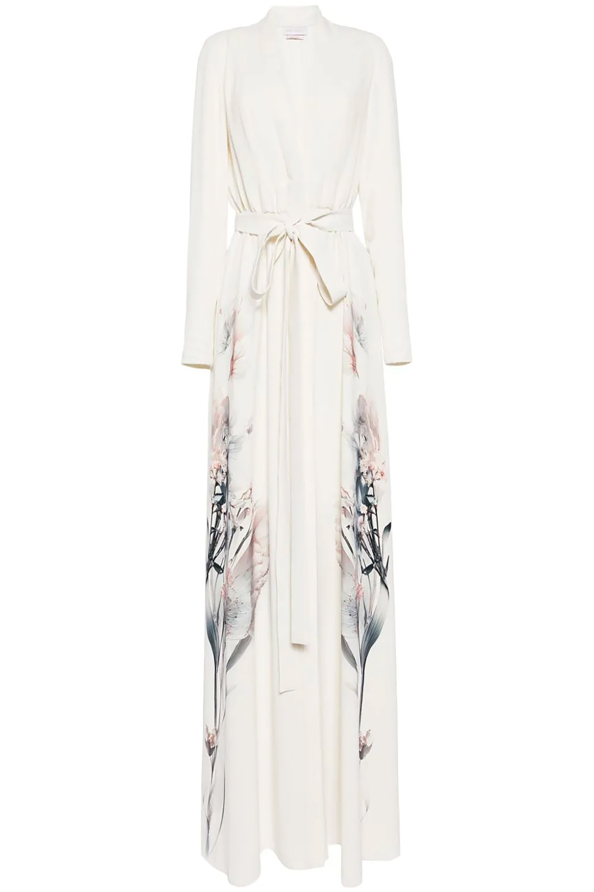 CREPE FLORAL PRINTED KAFTAN