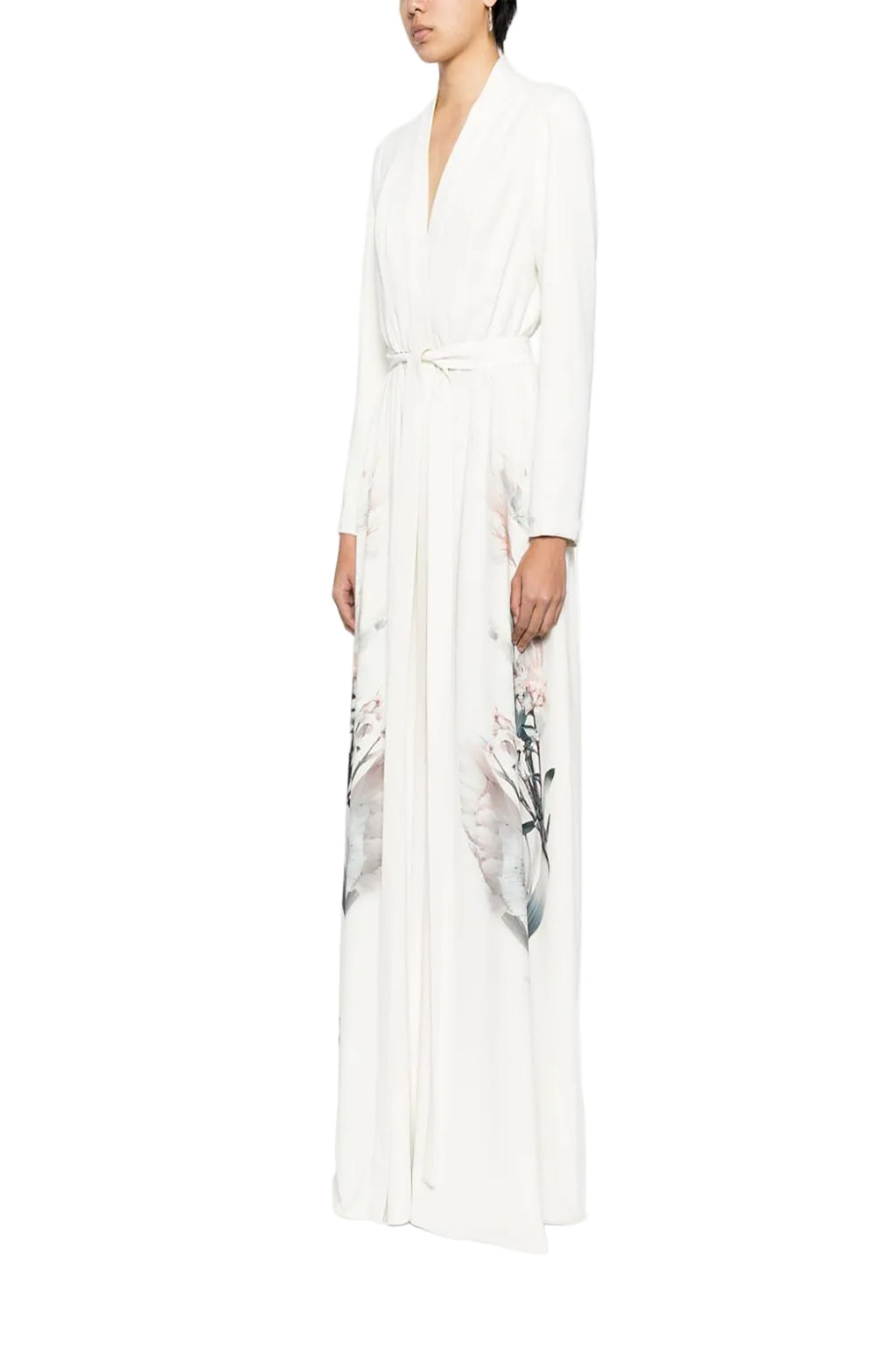CREPE FLORAL PRINTED KAFTAN