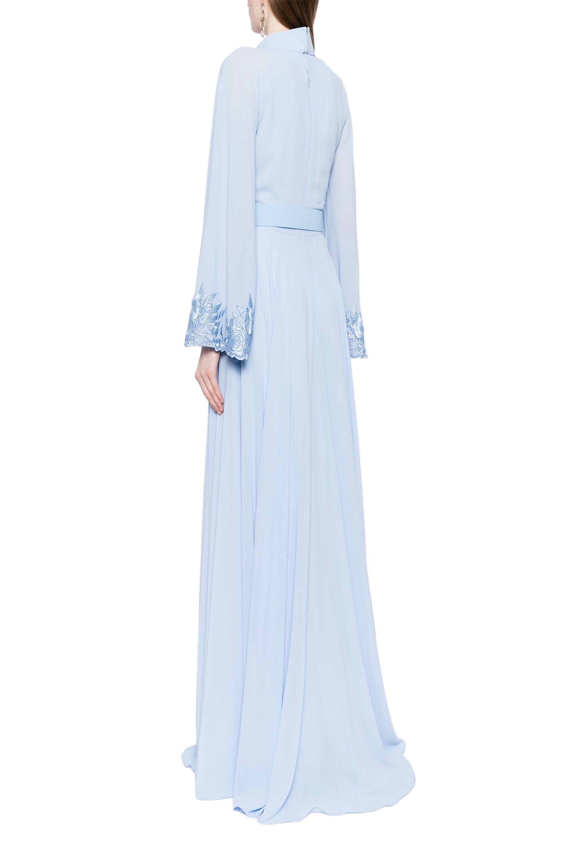 CREPE GEORGETTE BEADED KAFTAN