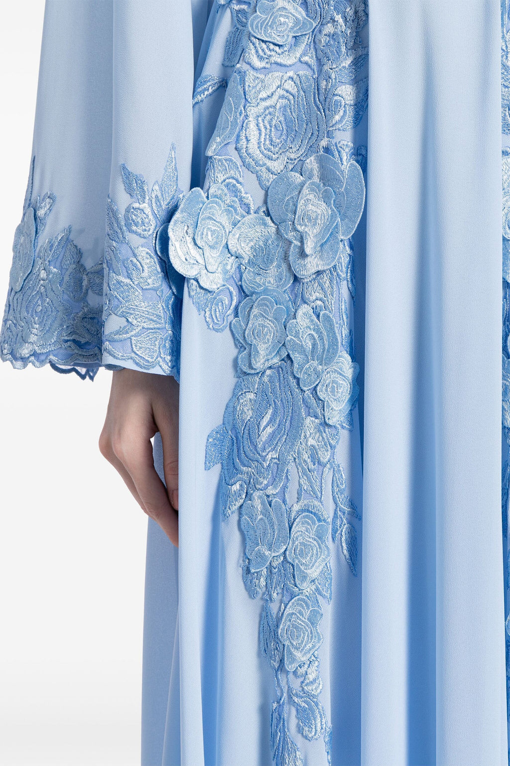CREPE GEORGETTE BEADED KAFTAN
