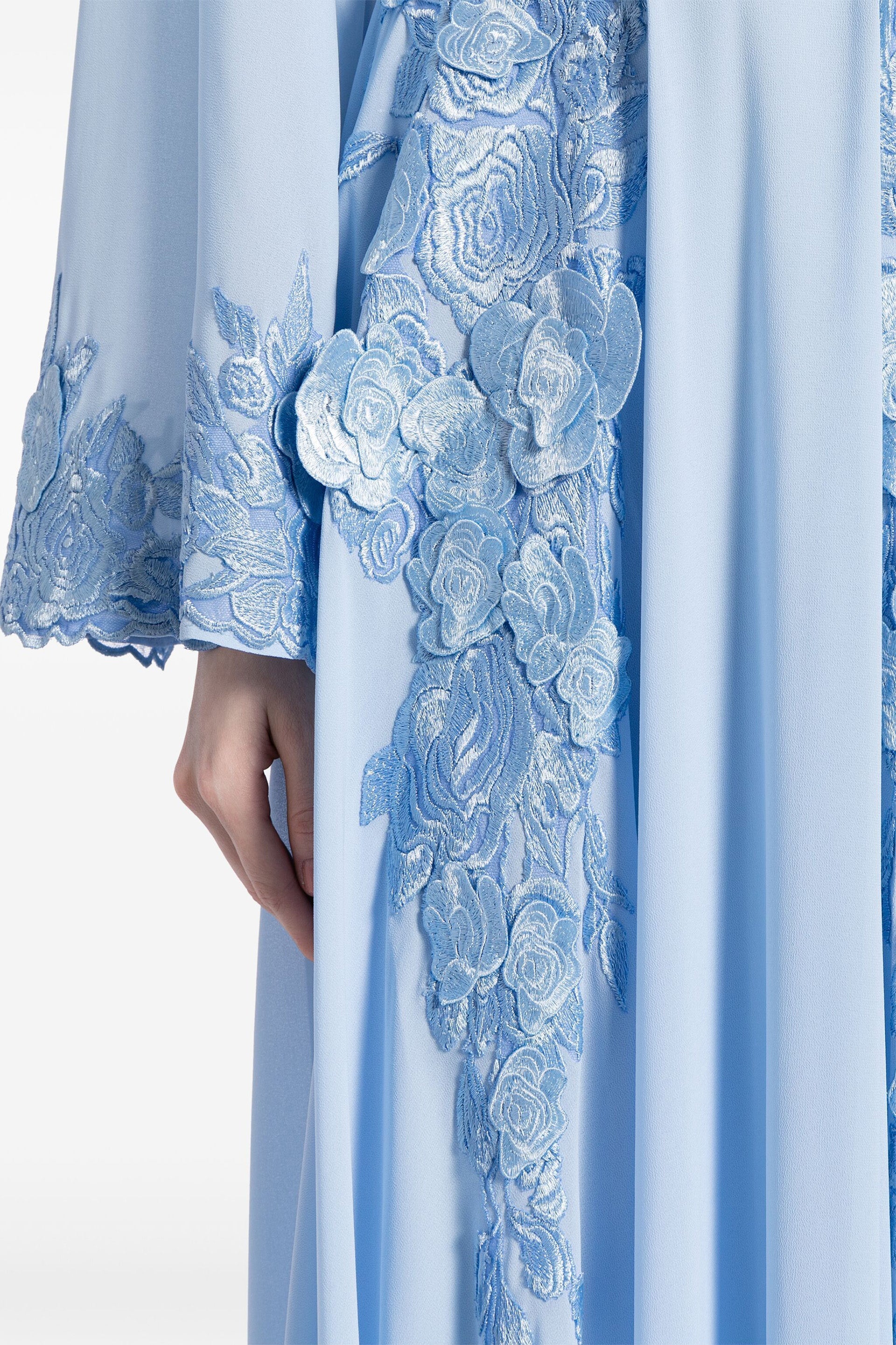 CREPE GEORGETTE BEADED KAFTAN