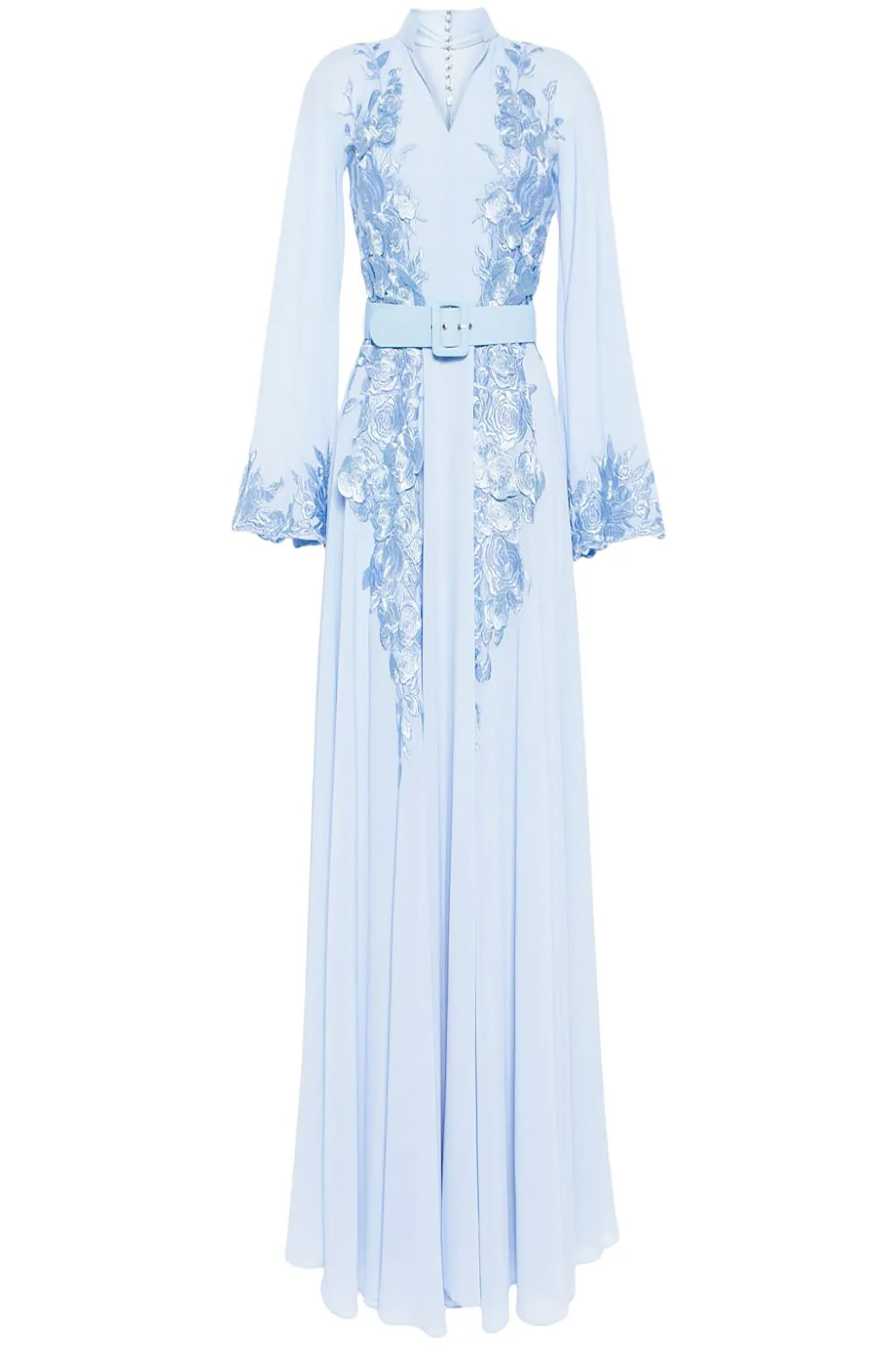 CREPE GEORGETTE BEADED KAFTAN